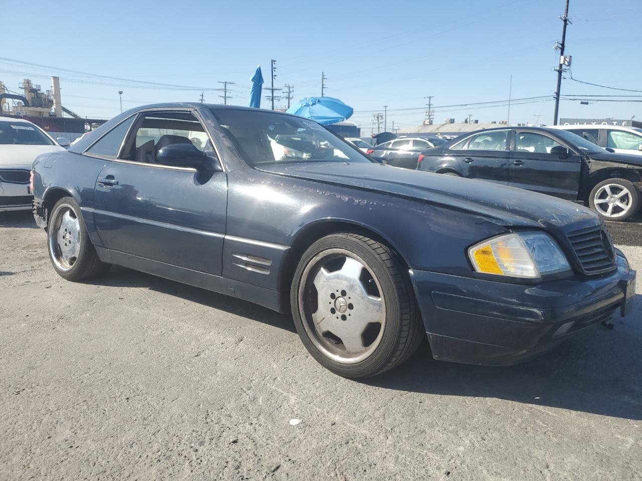 2000 Mercedes-benz Sl 500 Black vin: WDBFA68F1YF195276