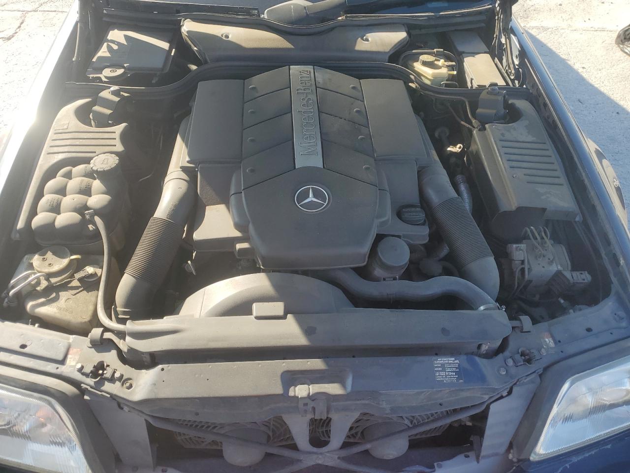2000 Mercedes-benz Sl 500 Black vin: WDBFA68F1YF195276