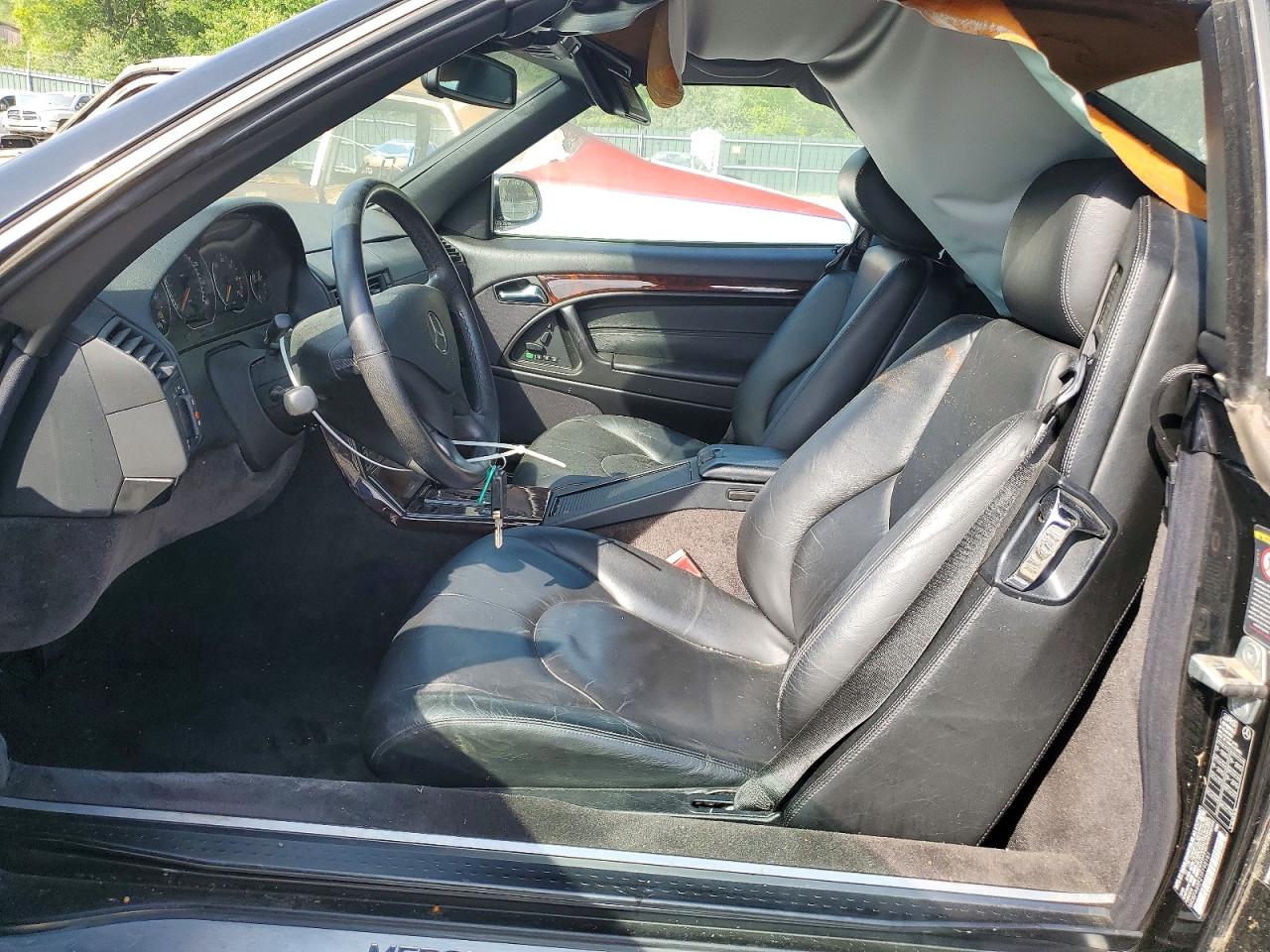 2001 Mercedes-benz Sl 500 Black vin: WDBFA68F21F198161