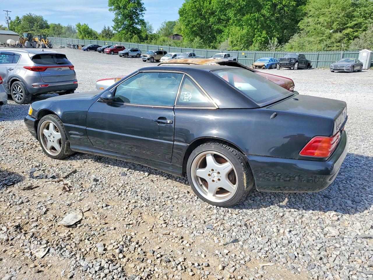 2001 Mercedes-benz Sl 500 Black vin: WDBFA68F21F198161