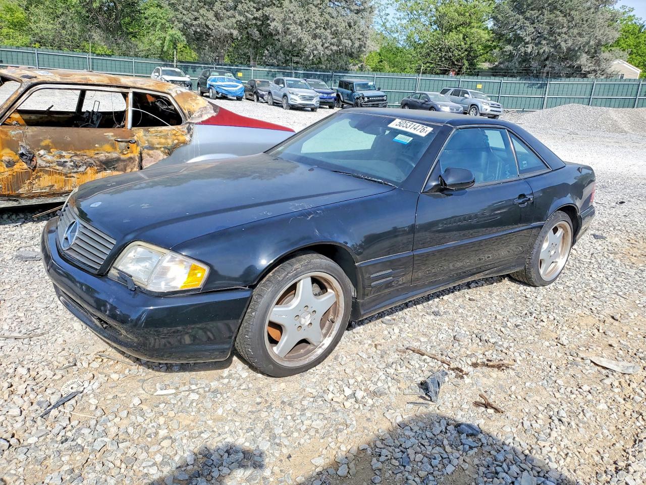 2001 Mercedes-benz Sl 500 Black vin: WDBFA68F21F198161