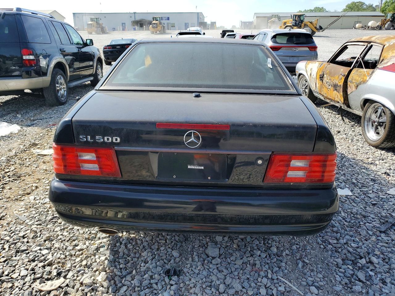 2001 Mercedes-benz Sl 500 Black vin: WDBFA68F21F198161