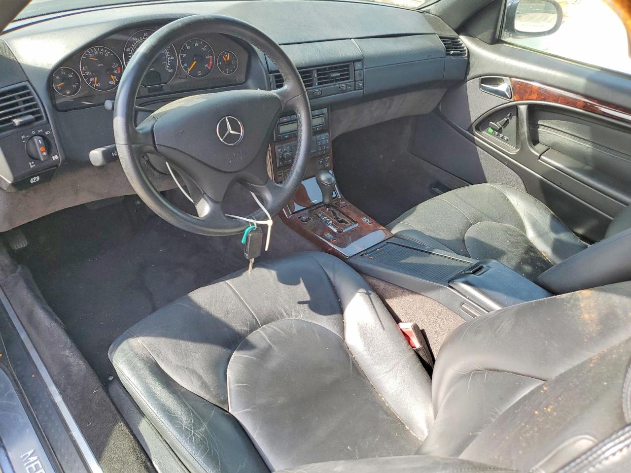 2001 Mercedes-benz Sl 500 Black vin: WDBFA68F21F198161