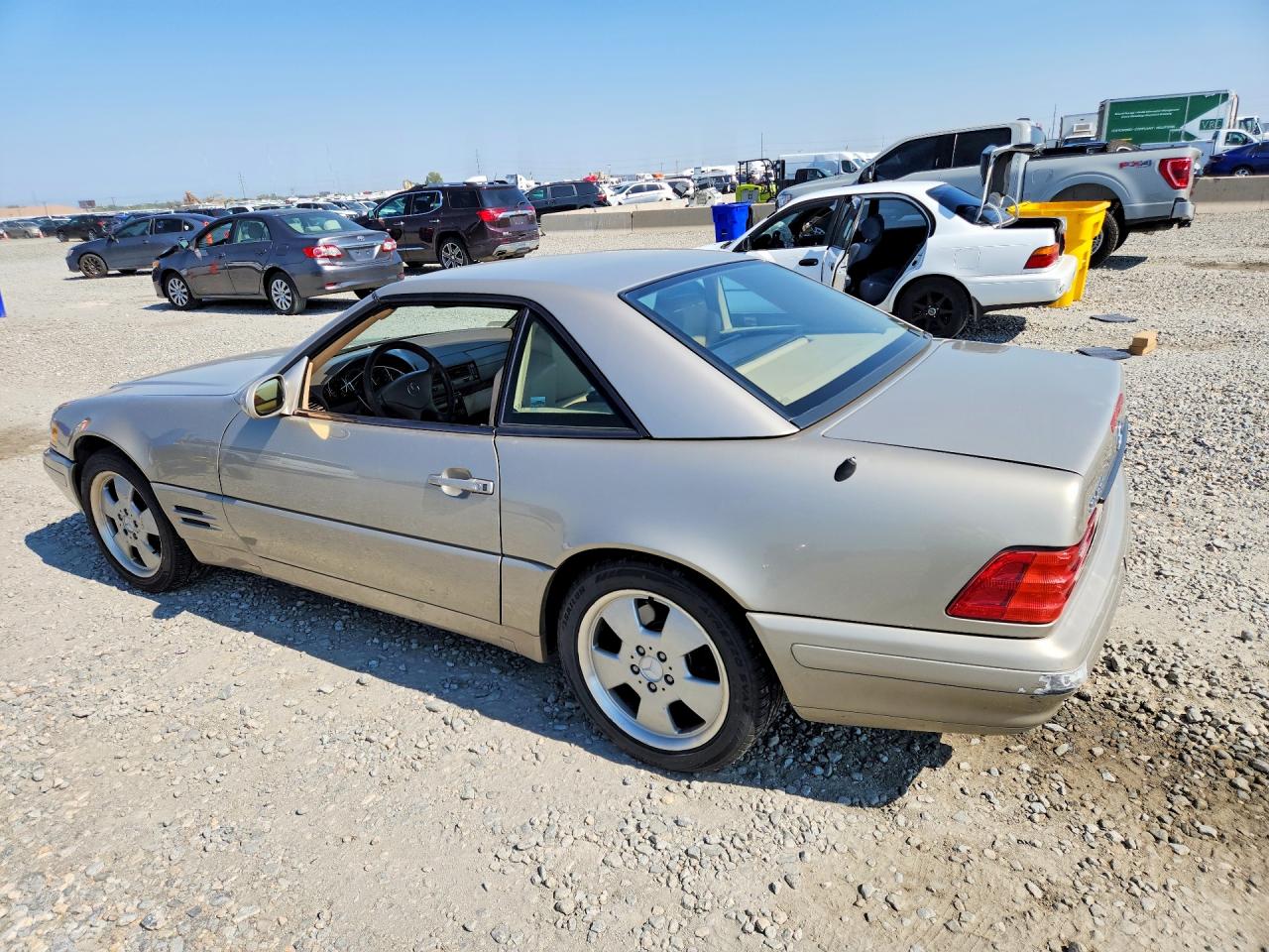 1999 Mercedes-benz Sl 500 Tan vin: WDBFA68F2XF186519