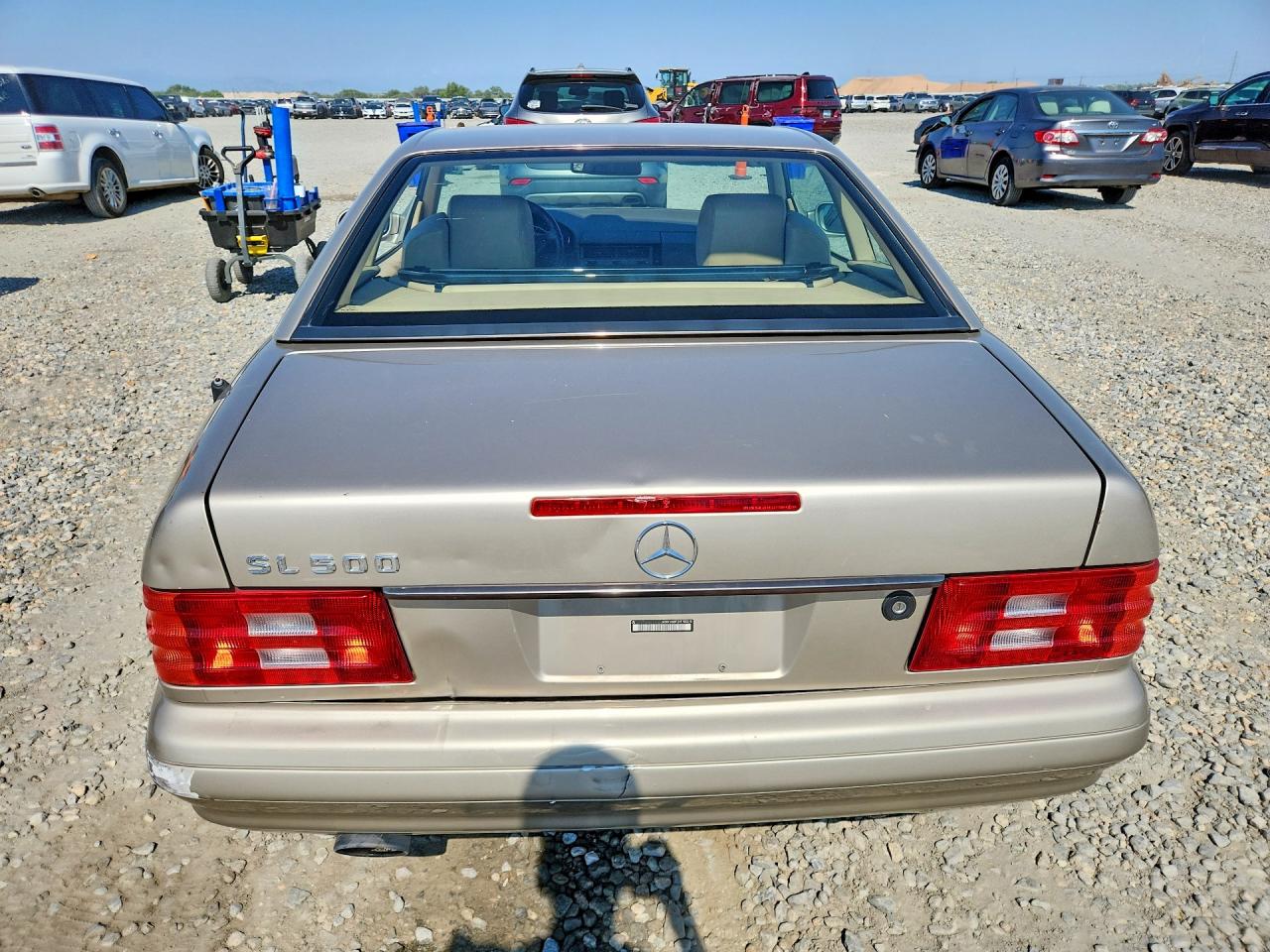 1999 Mercedes-benz Sl 500 Tan vin: WDBFA68F2XF186519