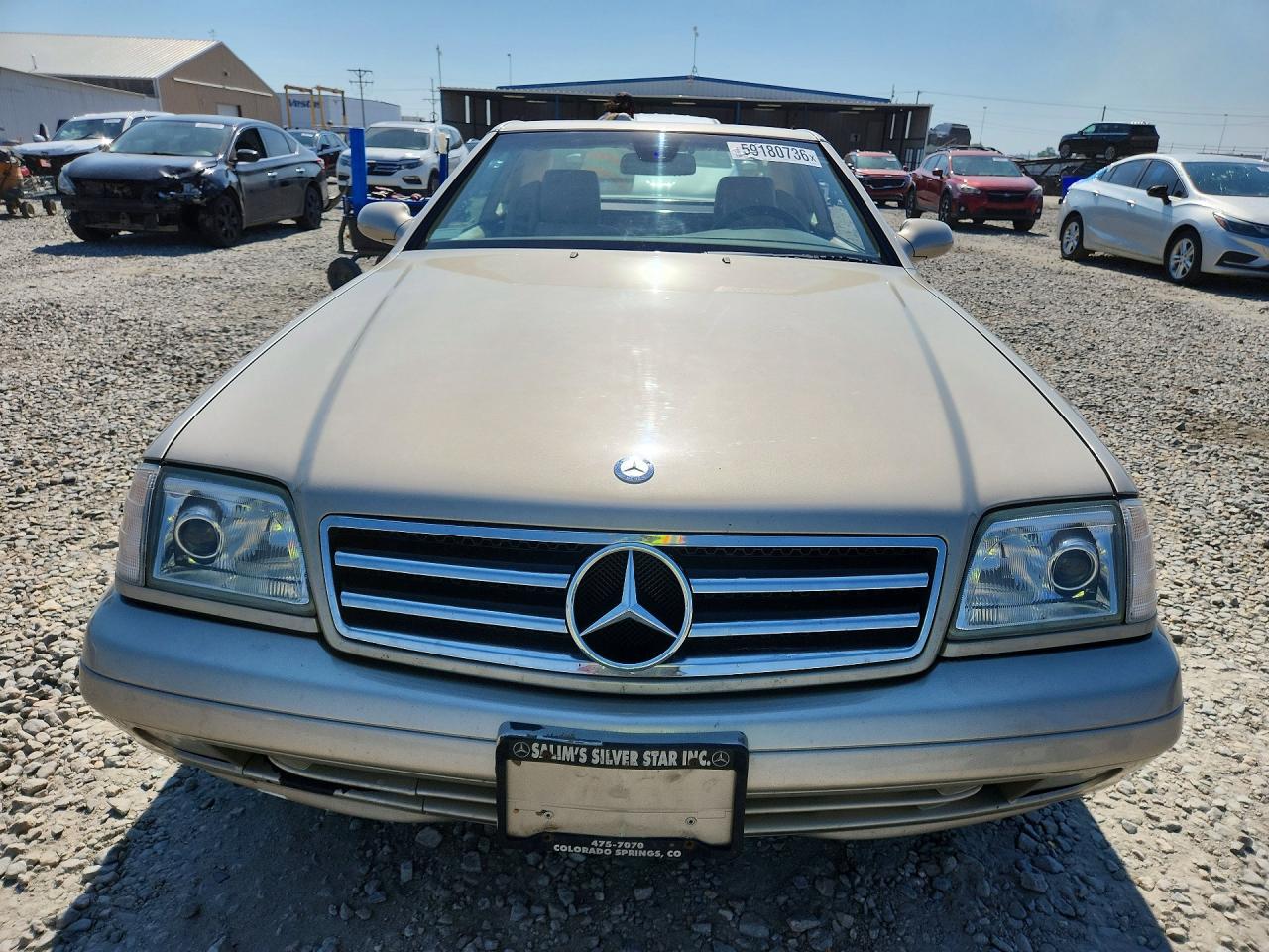 1999 Mercedes-benz Sl 500 Tan vin: WDBFA68F2XF186519