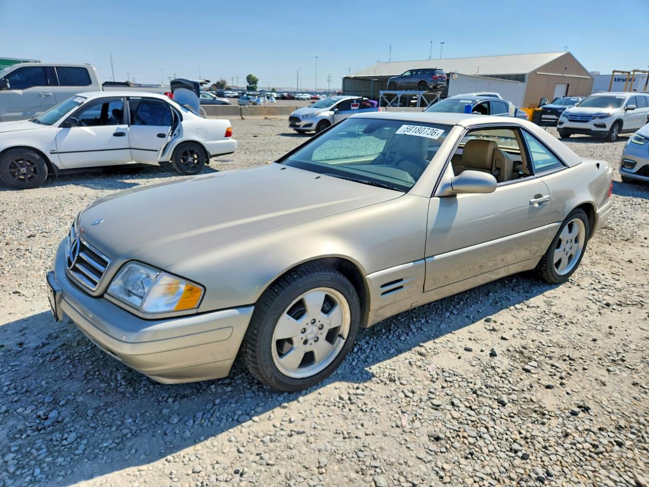 1999 Mercedes-benz Sl 500 Tan vin: WDBFA68F2XF186519