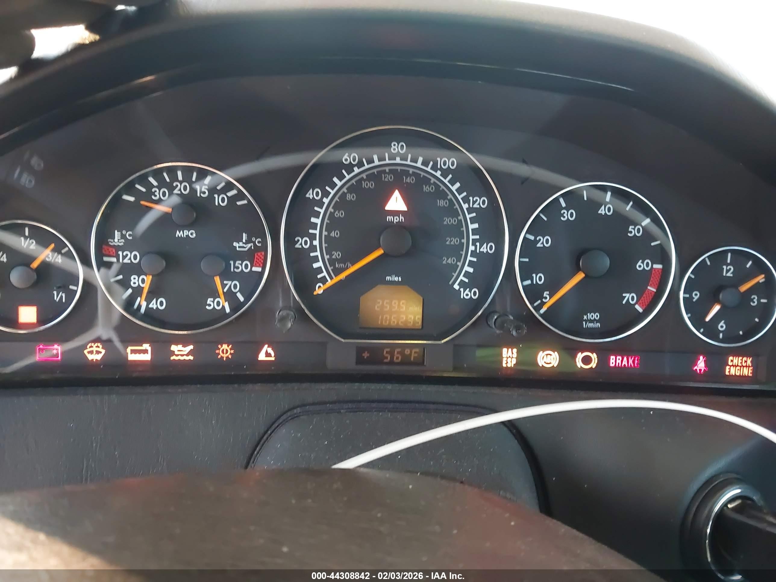 2000 Mercedes-benz Sl 500   Black vin: WDBFA68F2YF195402