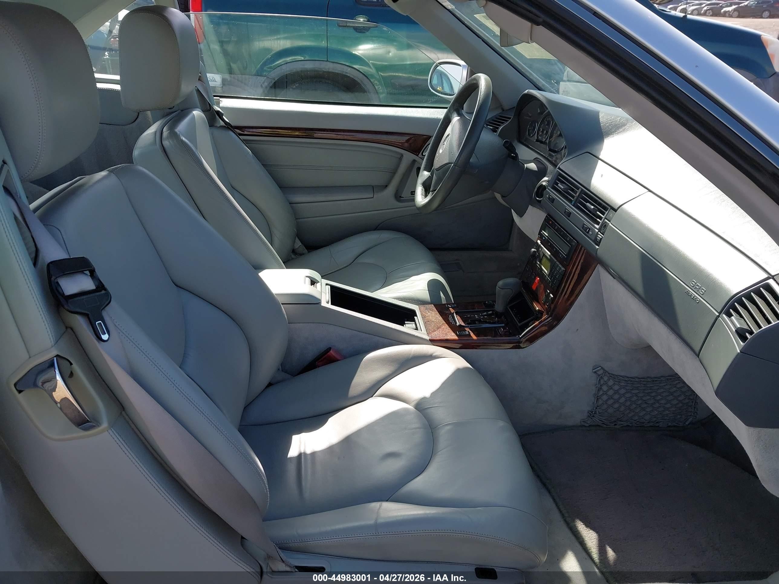 2001 Mercedes-benz Sl 500   Silver vin: WDBFA68F31F195639