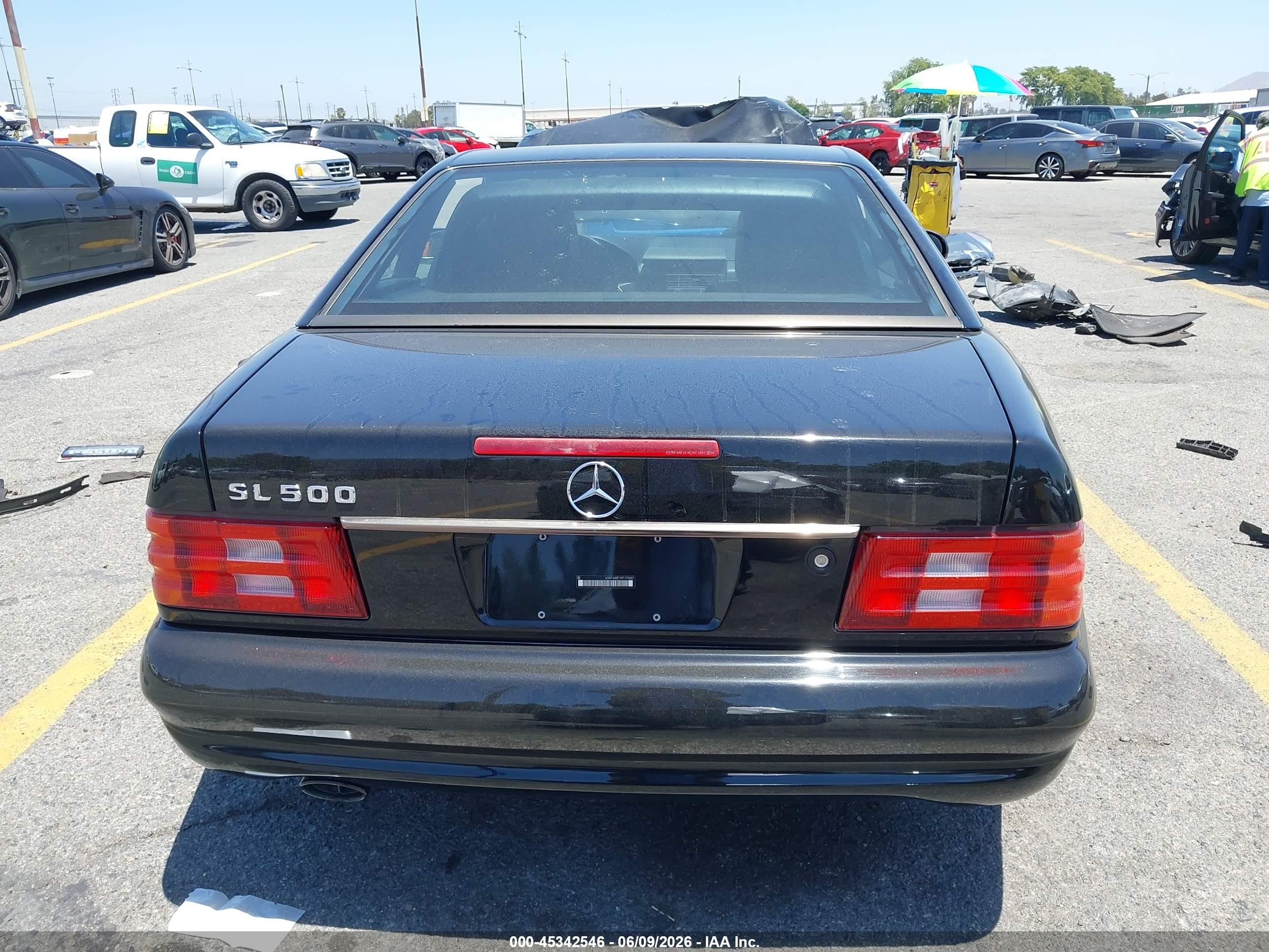 1999 Mercedes-benz Sl 500   Black vin: WDBFA68F3XF175092