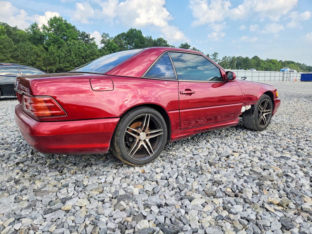 2001 Mercedes-benz Sl 500 Red vin: WDBFA68F41F196301
