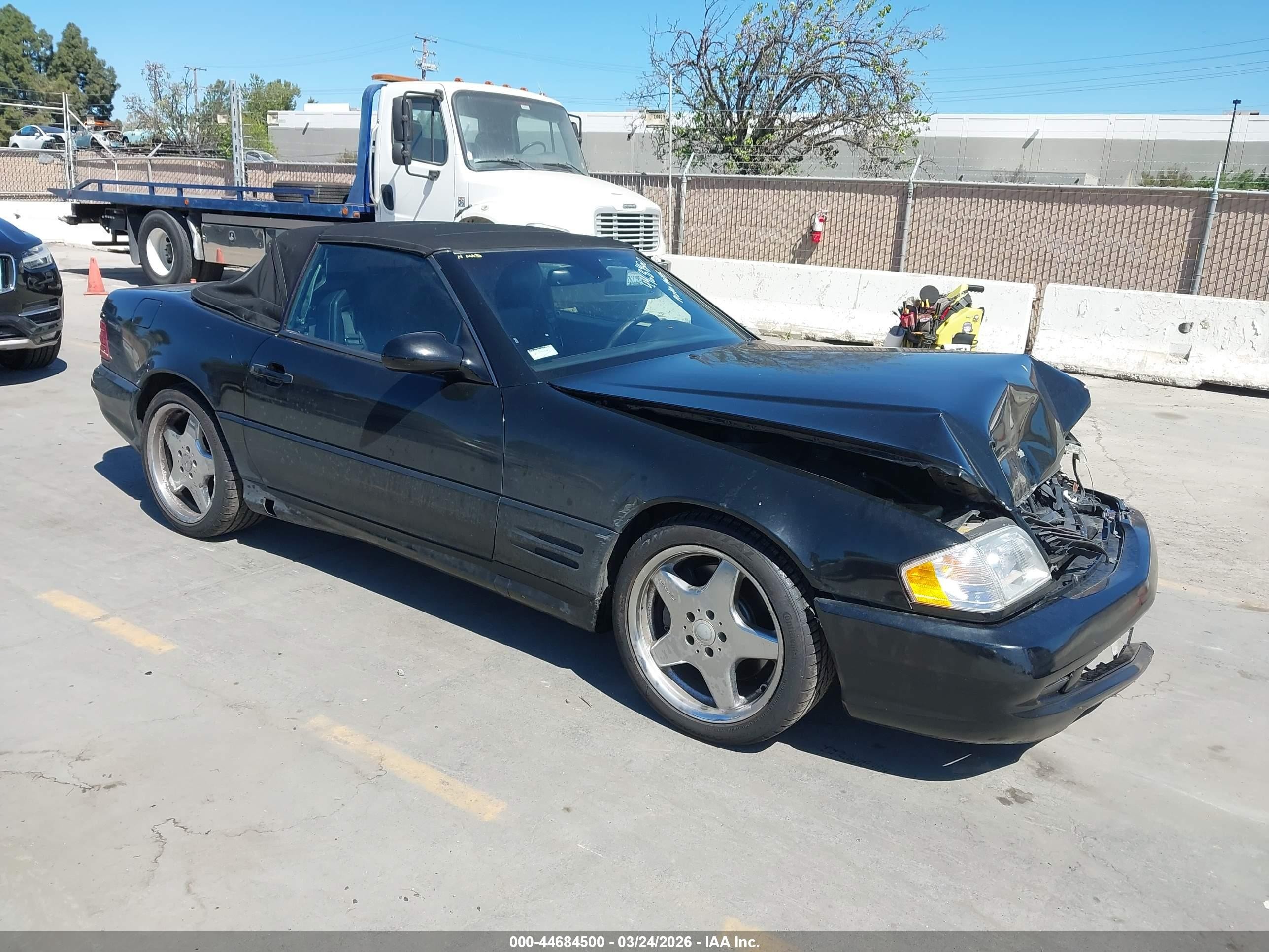 2001 Mercedes-benz Sl 500   Black vin: WDBFA68F41F200573