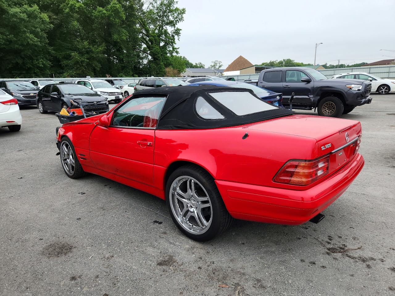 1999 Mercedes-benz Sl 500 Красный vin: WDBFA68F4XF173769