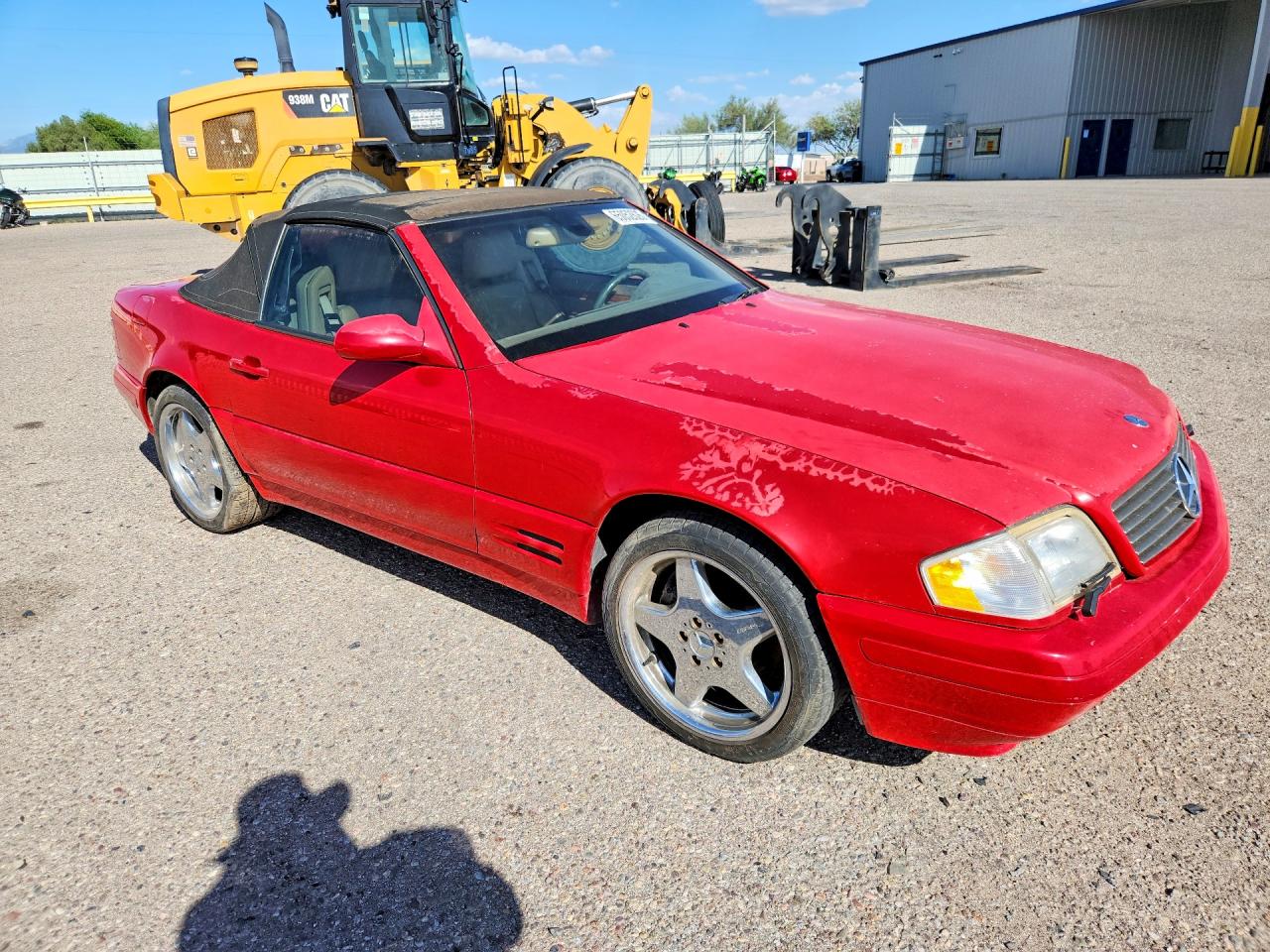 1999 Mercedes-benz Sl 500 Red vin: WDBFA68F4XF185257