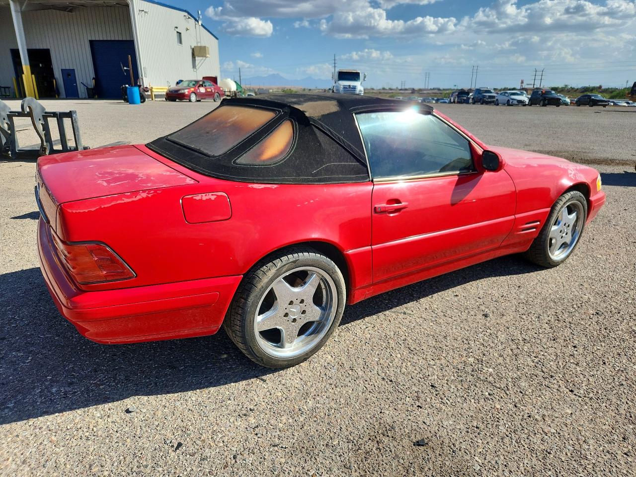 1999 Mercedes-benz Sl 500 Red vin: WDBFA68F4XF185257