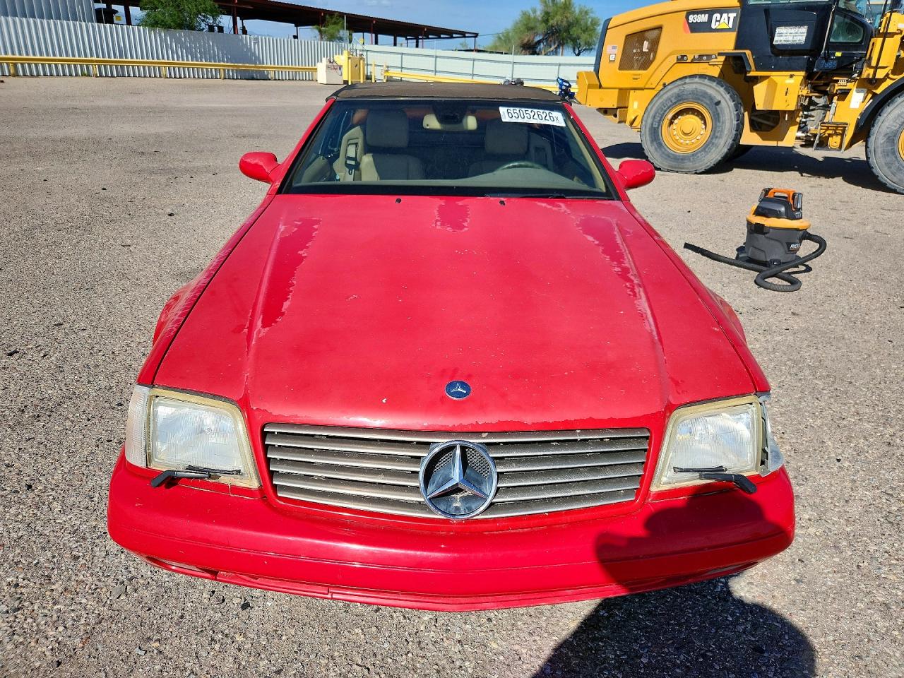 1999 Mercedes-benz Sl 500 Red vin: WDBFA68F4XF185257