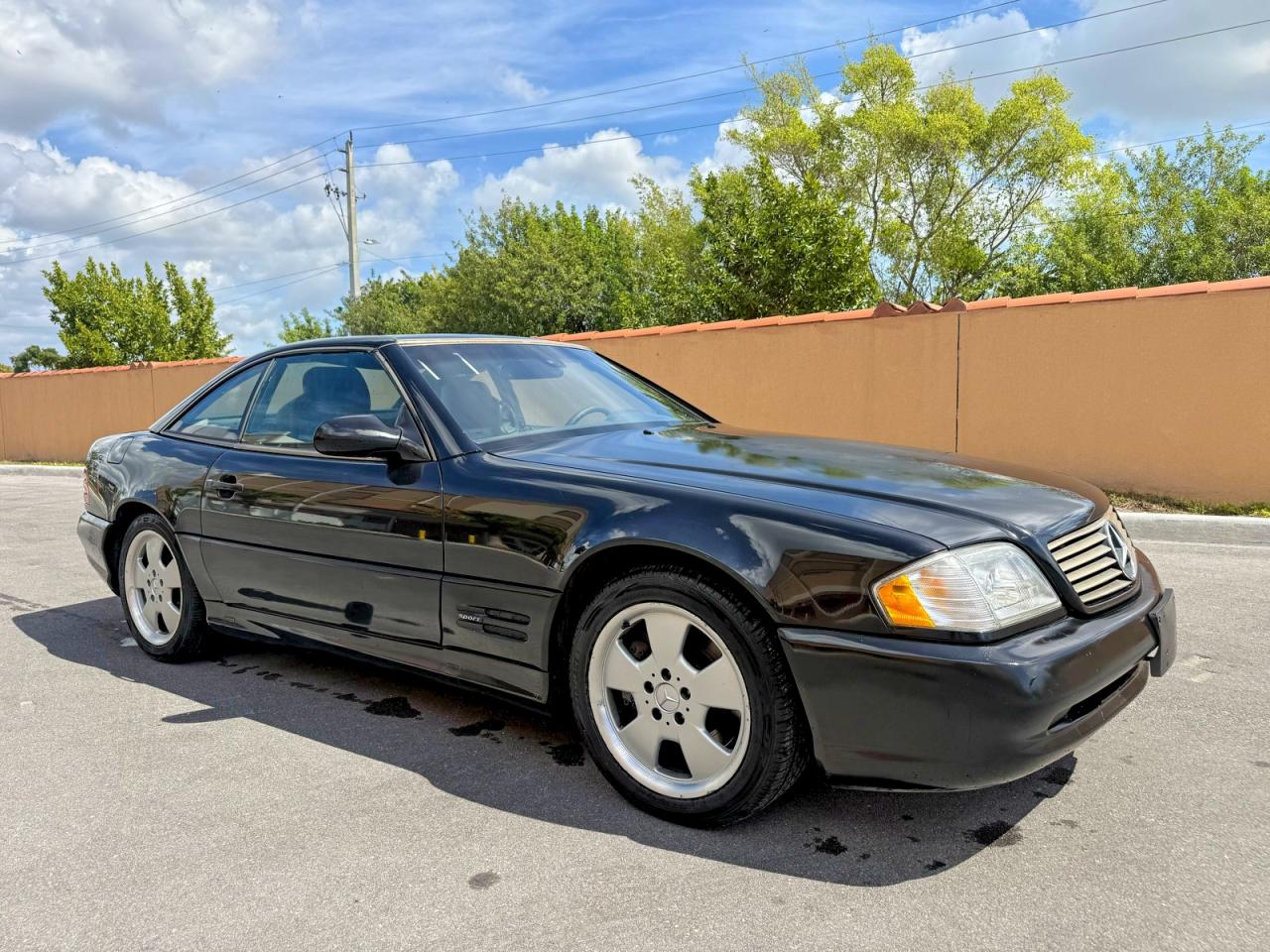 2000 Mercedes-benz Sl 500 Black vin: WDBFA68F4YF190363