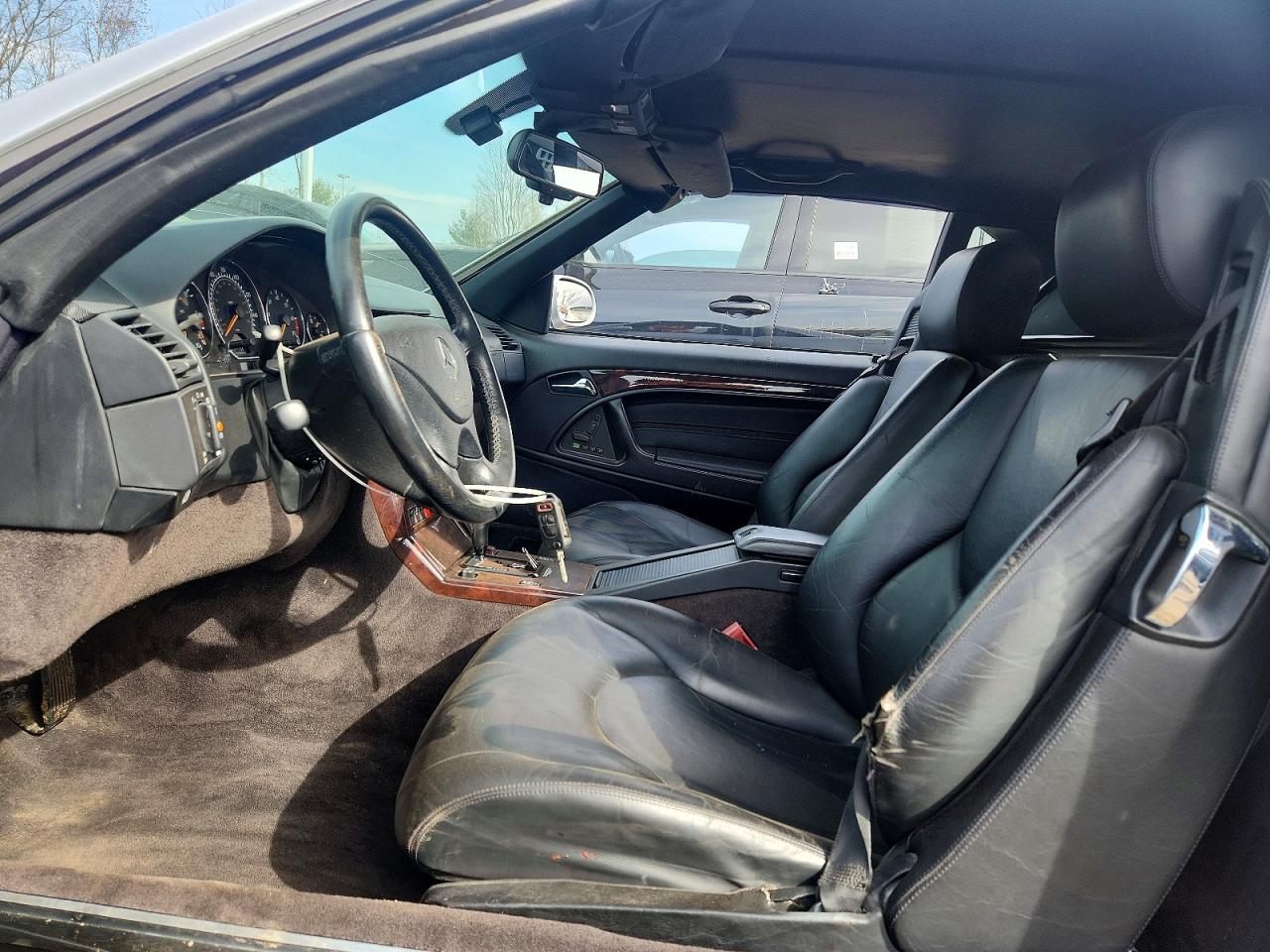 2001 Mercedes-benz Sl 500 Silver vin: WDBFA68F51F196128