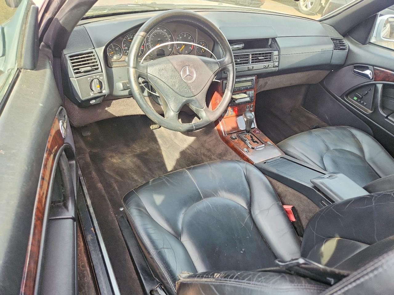 2001 Mercedes-benz Sl 500 Silver vin: WDBFA68F51F196128