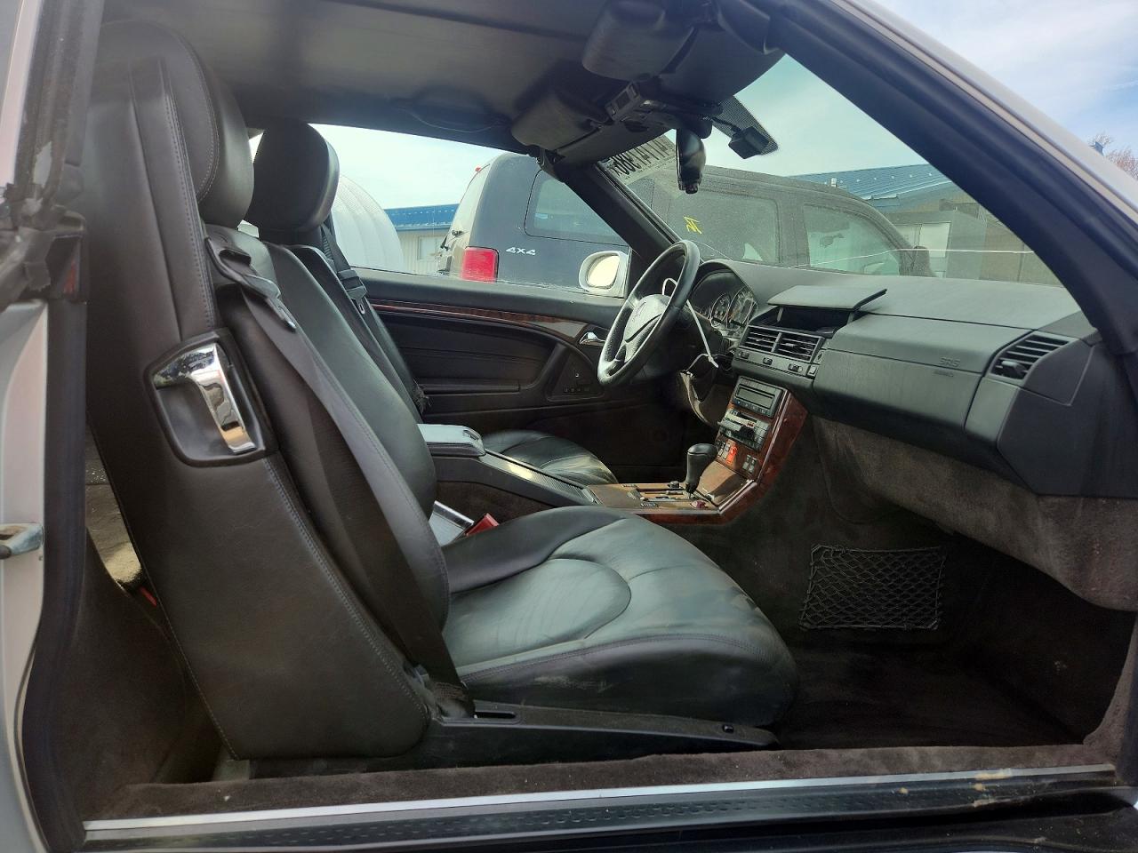 2001 Mercedes-benz Sl 500 Silver vin: WDBFA68F51F196128