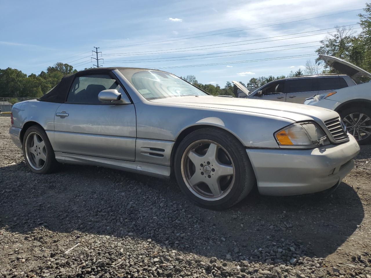 2001 Mercedes-benz Sl 500 Silver vin: WDBFA68F51F197022