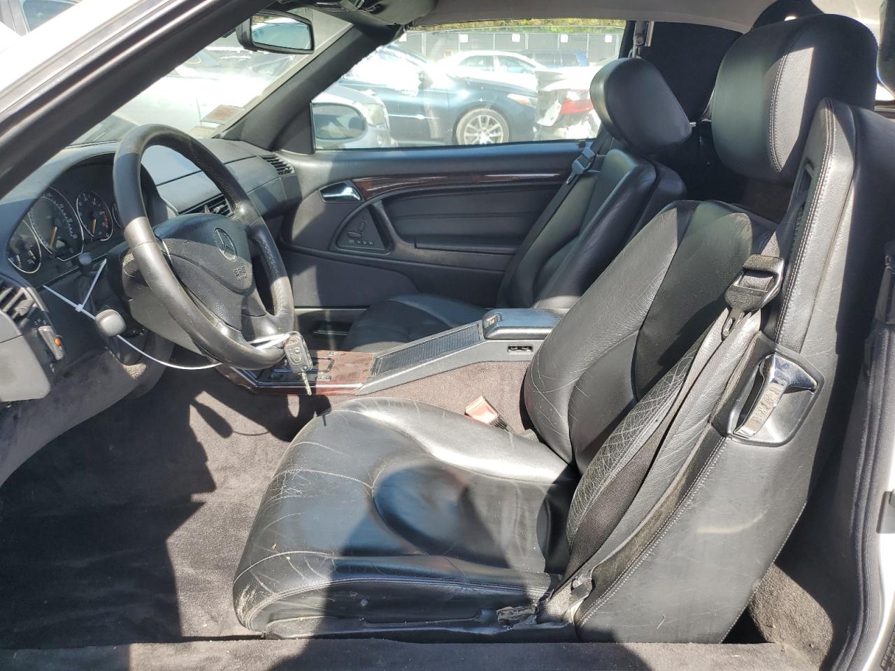 2001 Mercedes-benz Sl 500 Silver vin: WDBFA68F51F197022