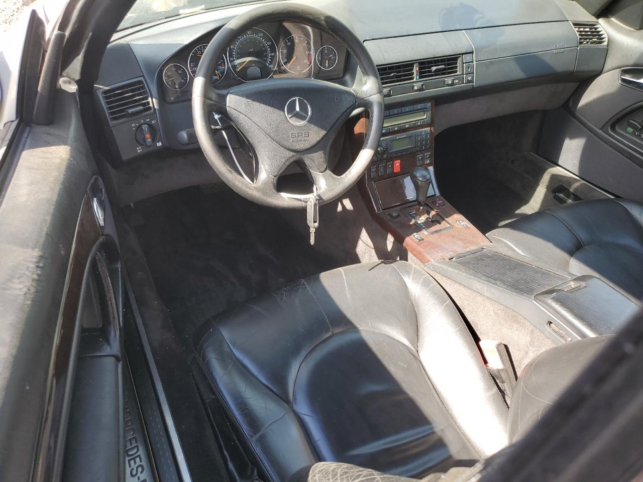 2001 Mercedes-benz Sl 500 Silver vin: WDBFA68F51F197022
