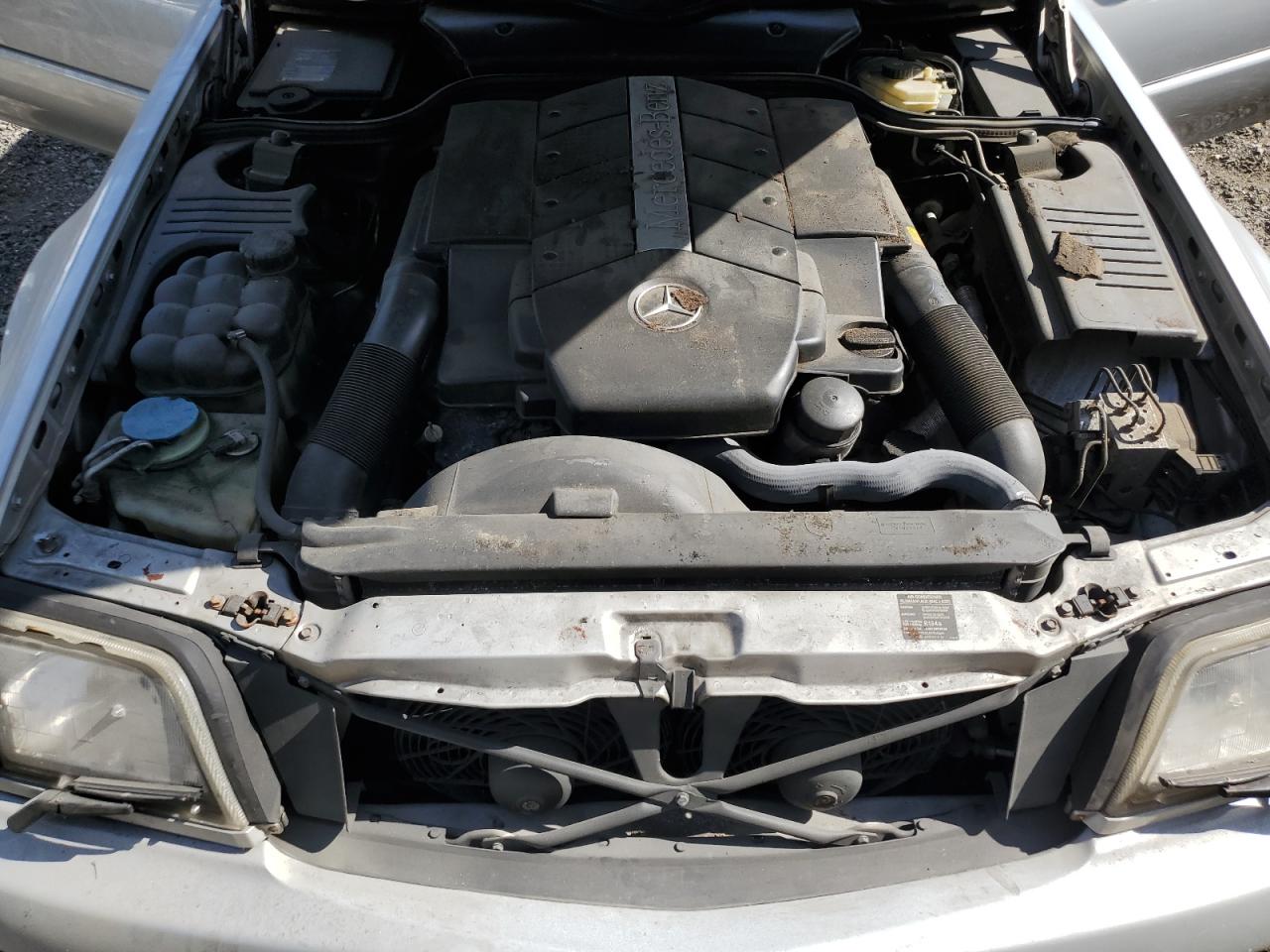 2001 Mercedes-benz Sl 500 Silver vin: WDBFA68F51F197022
