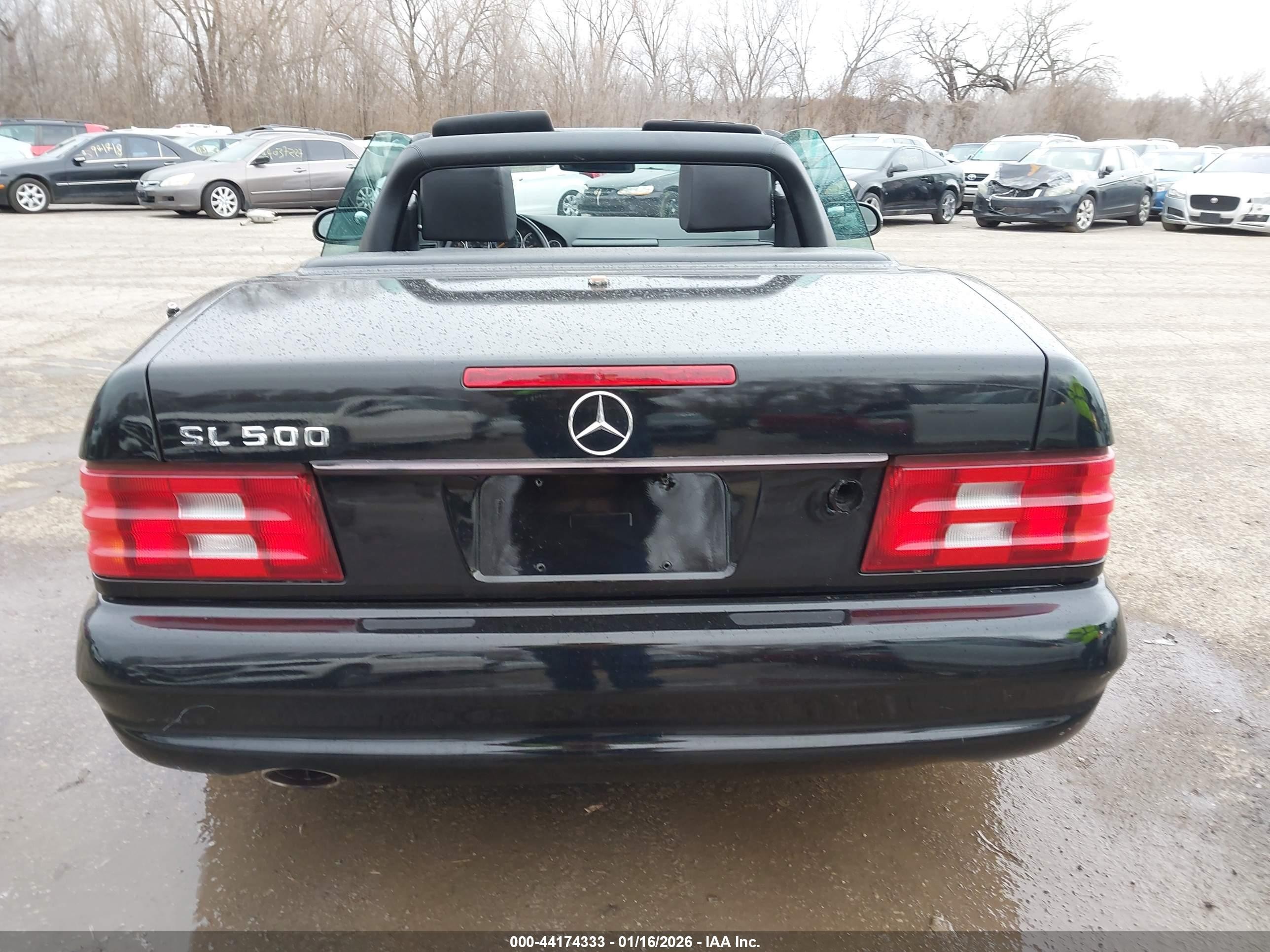 2002 Mercedes-benz Sl 500   Black vin: WDBFA68F52F201801