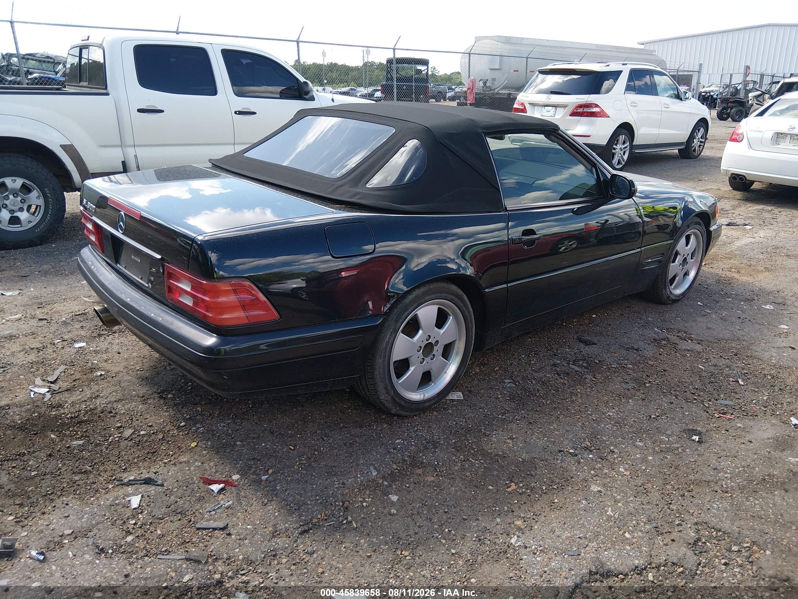 1999 Mercedes-benz Sl 500   Black vin: WDBFA68F5XF178544