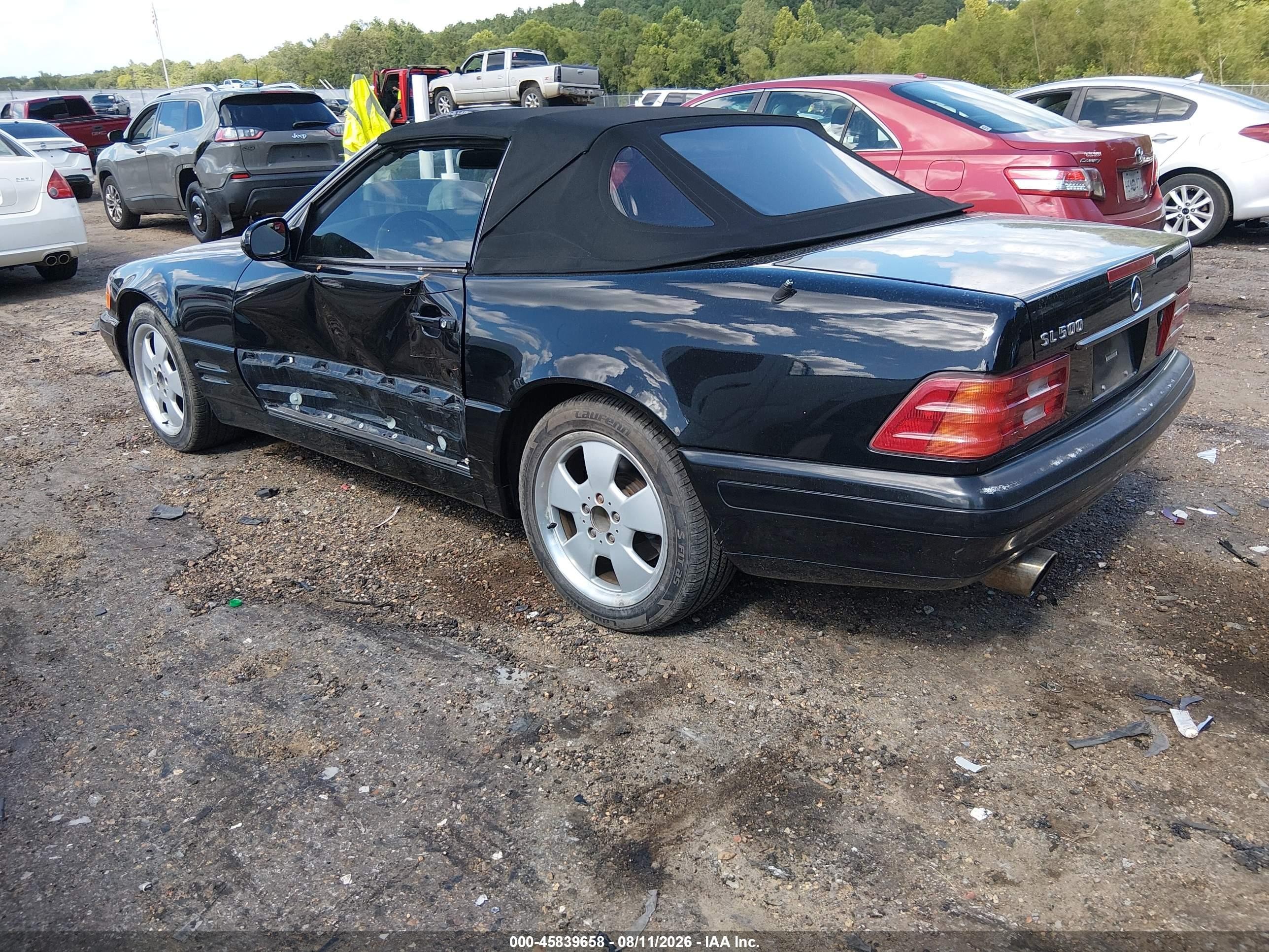 1999 Mercedes-benz Sl 500   Black vin: WDBFA68F5XF178544