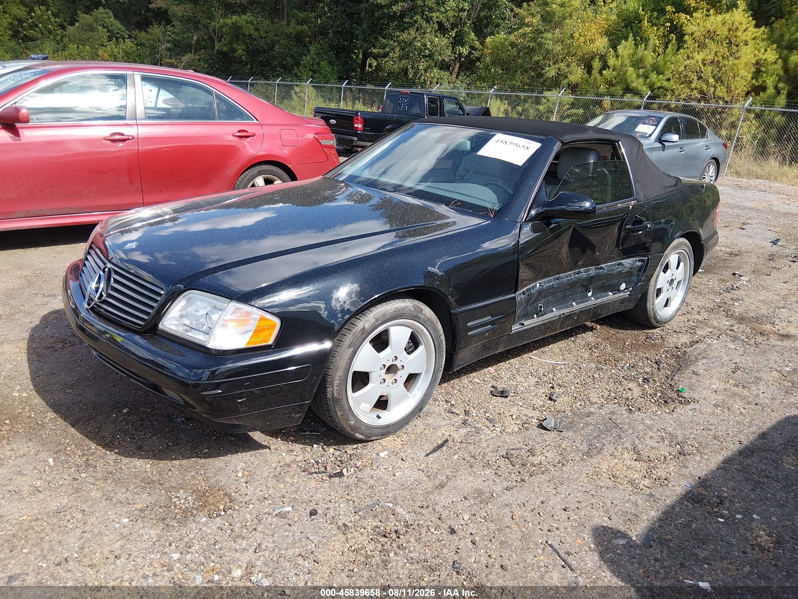 1999 Mercedes-benz Sl 500   Black vin: WDBFA68F5XF178544