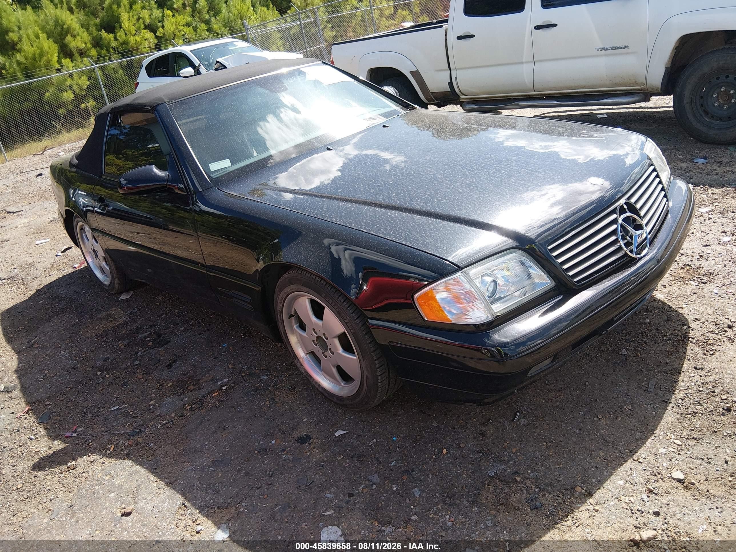 1999 Mercedes-benz Sl 500 Black vin: WDBFA68F5XF178544