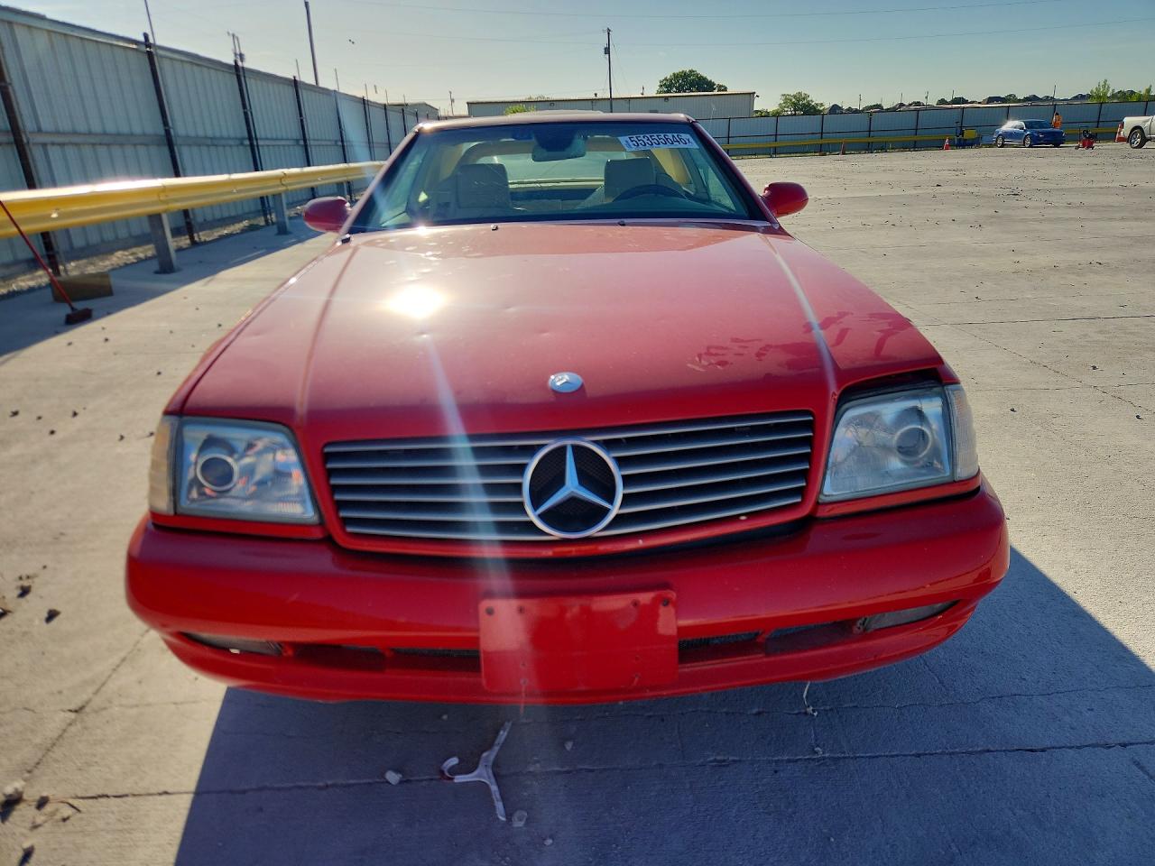 1999 Mercedes-benz Sl 500 Red vin: WDBFA68F5XF180777