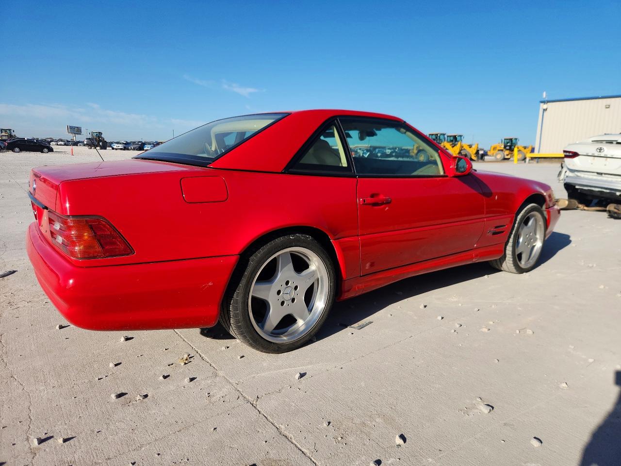 1999 Mercedes-benz Sl 500 Red vin: WDBFA68F5XF180777