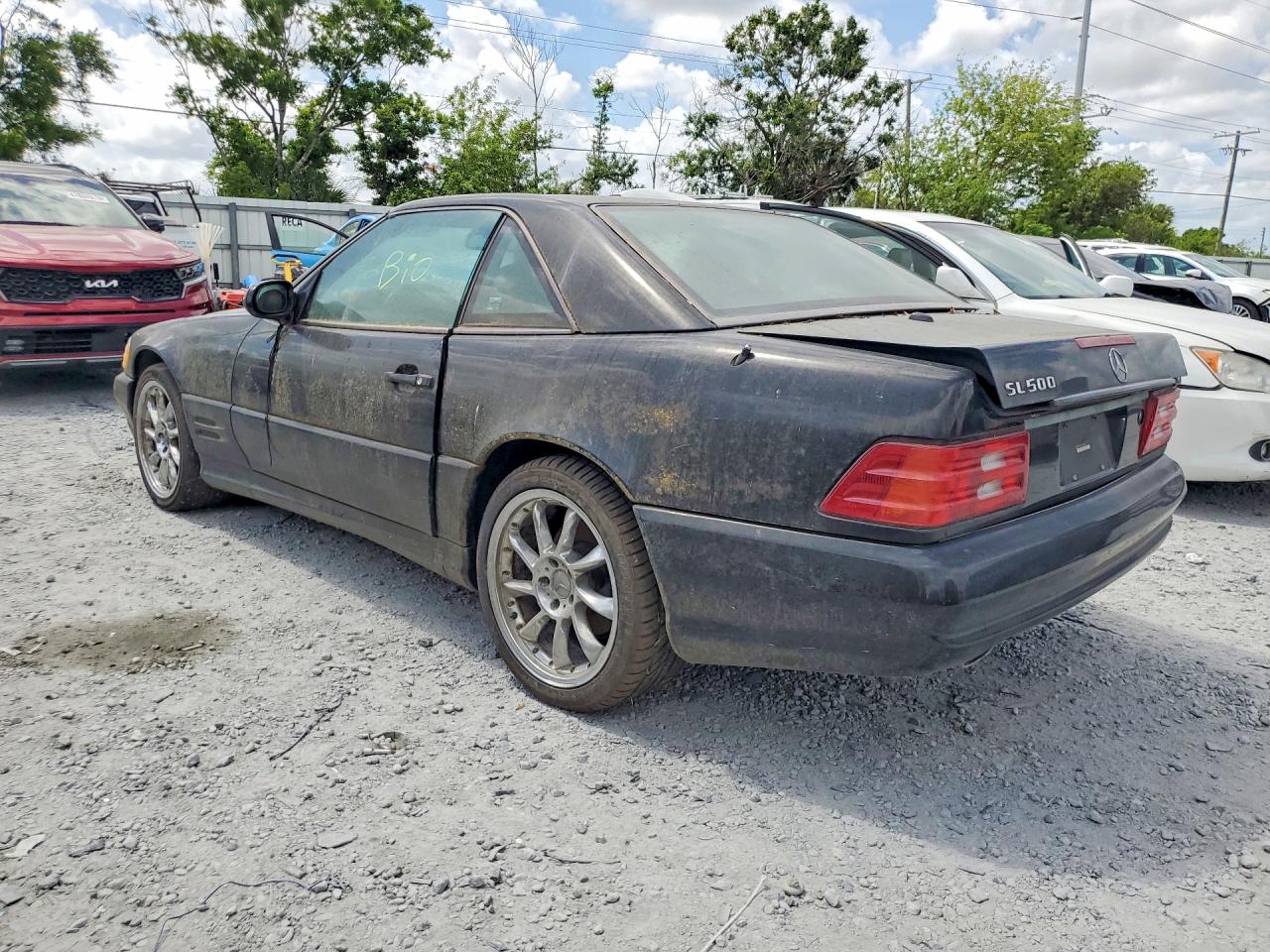 2001 Mercedes-benz Sl 500 Black vin: WDBFA68F61F196980
