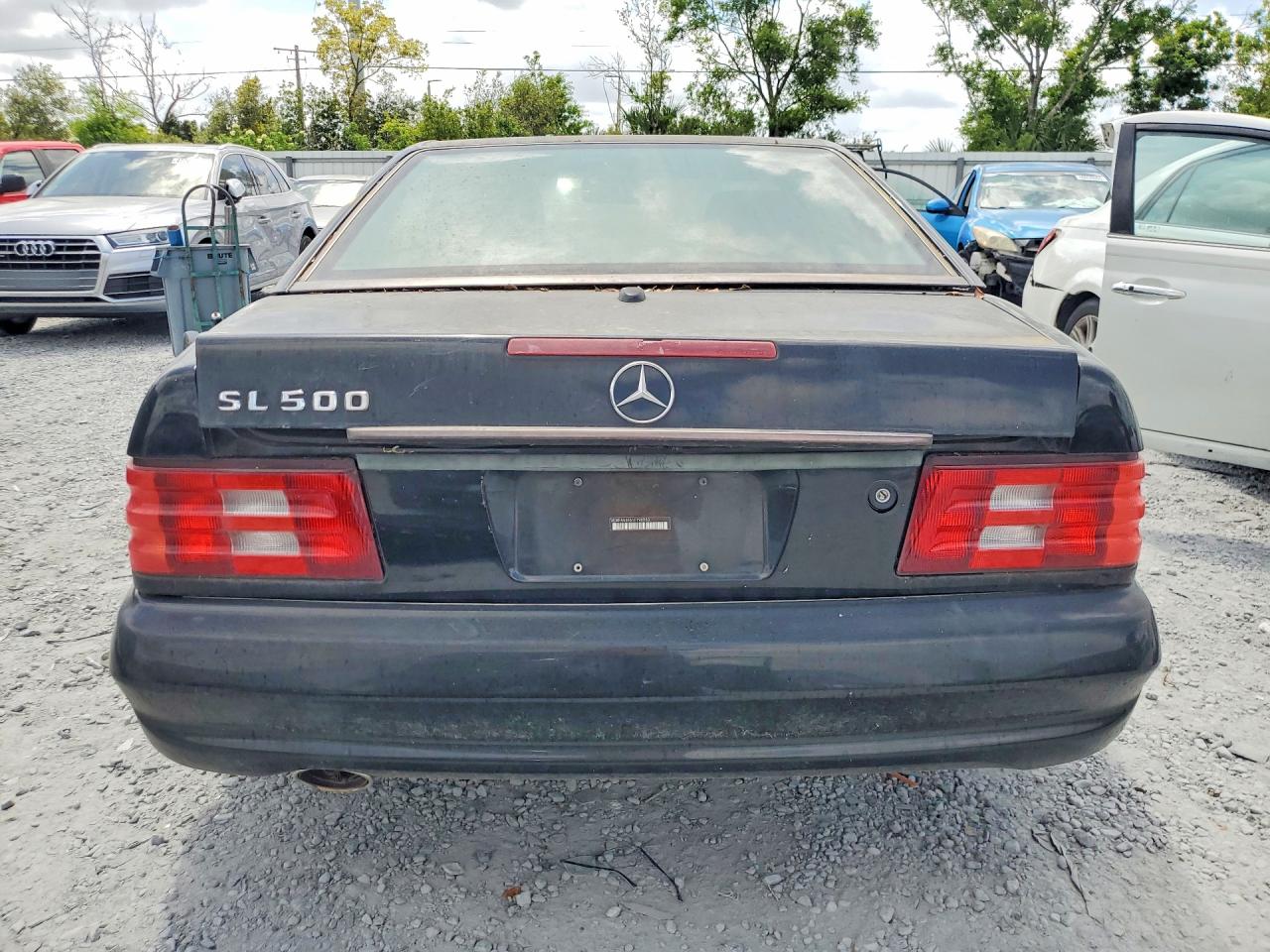 2001 Mercedes-benz Sl 500 Black vin: WDBFA68F61F196980