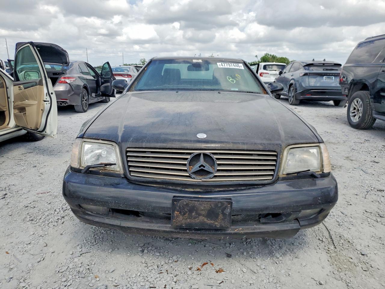 2001 Mercedes-benz Sl 500 Black vin: WDBFA68F61F196980