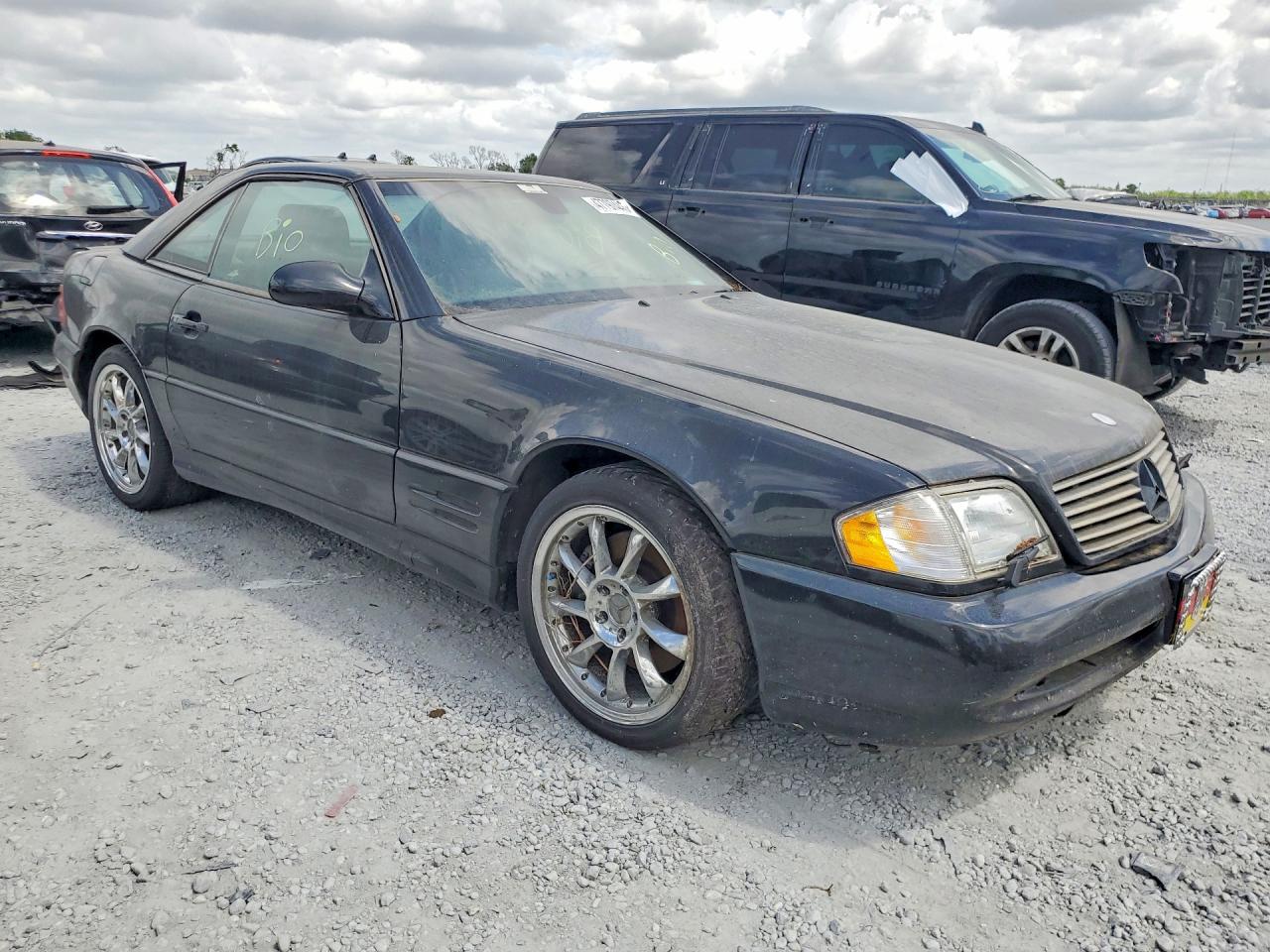 2001 Mercedes-benz Sl 500 Black vin: WDBFA68F61F196980