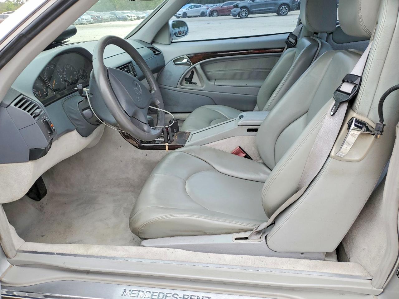 2001 Mercedes-benz Sl 500 Silver vin: WDBFA68F71F197085