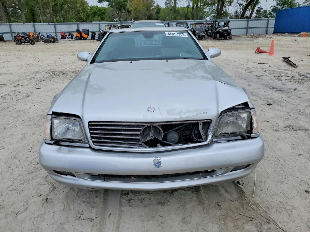 2001 Mercedes-benz Sl 500 Silver vin: WDBFA68F71F197085