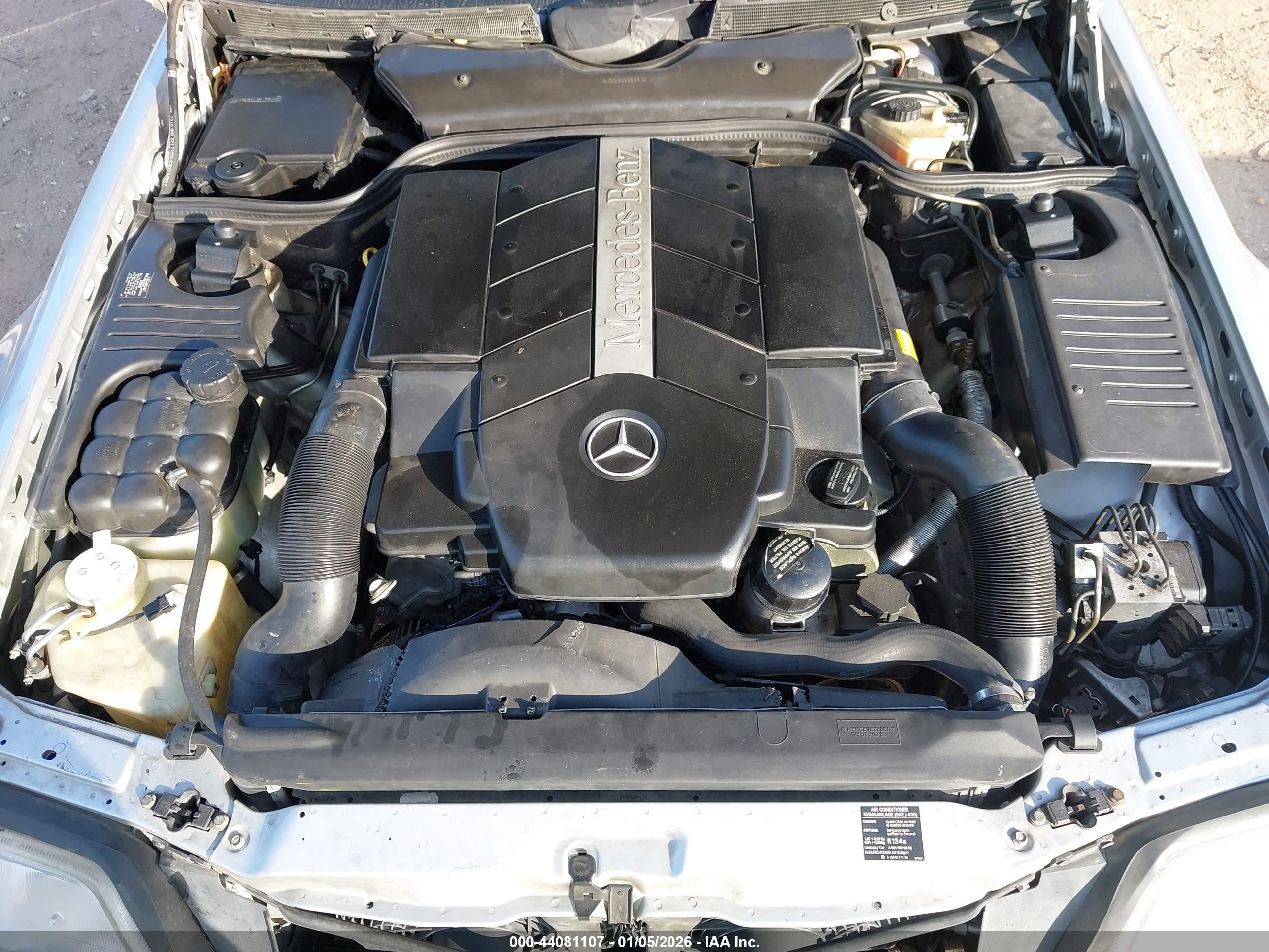 2001 Mercedes-benz Sl 500   Gray vin: WDBFA68F71F200020