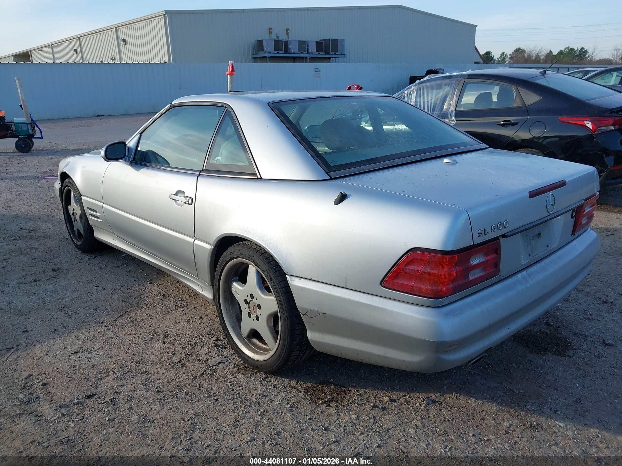 2001 Mercedes-benz Sl 500   Gray vin: WDBFA68F71F200020
