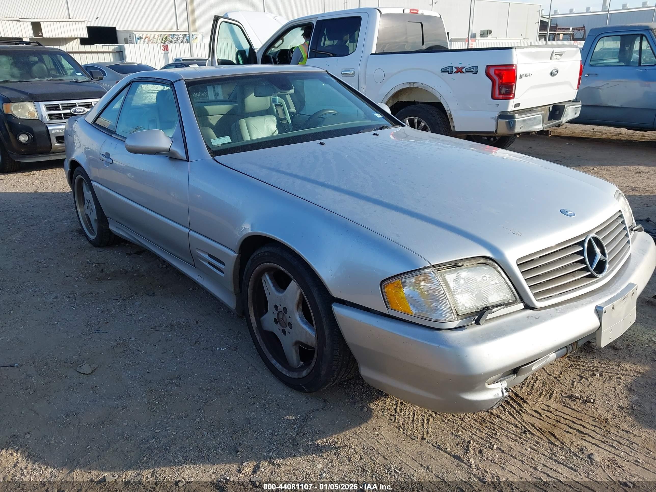 2001 Mercedes-benz Sl 500   Gray vin: WDBFA68F71F200020