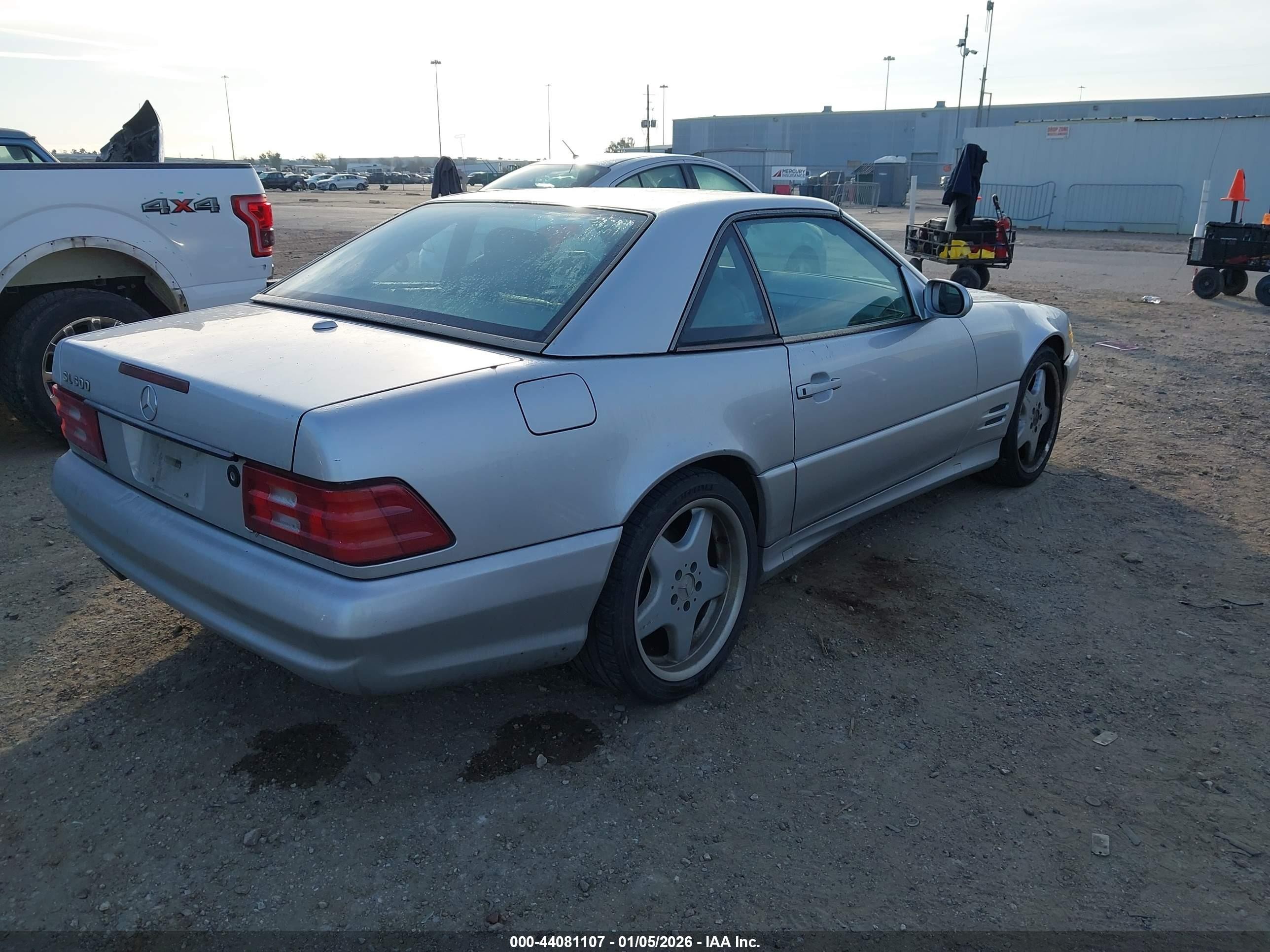 2001 Mercedes-benz Sl 500   Gray vin: WDBFA68F71F200020