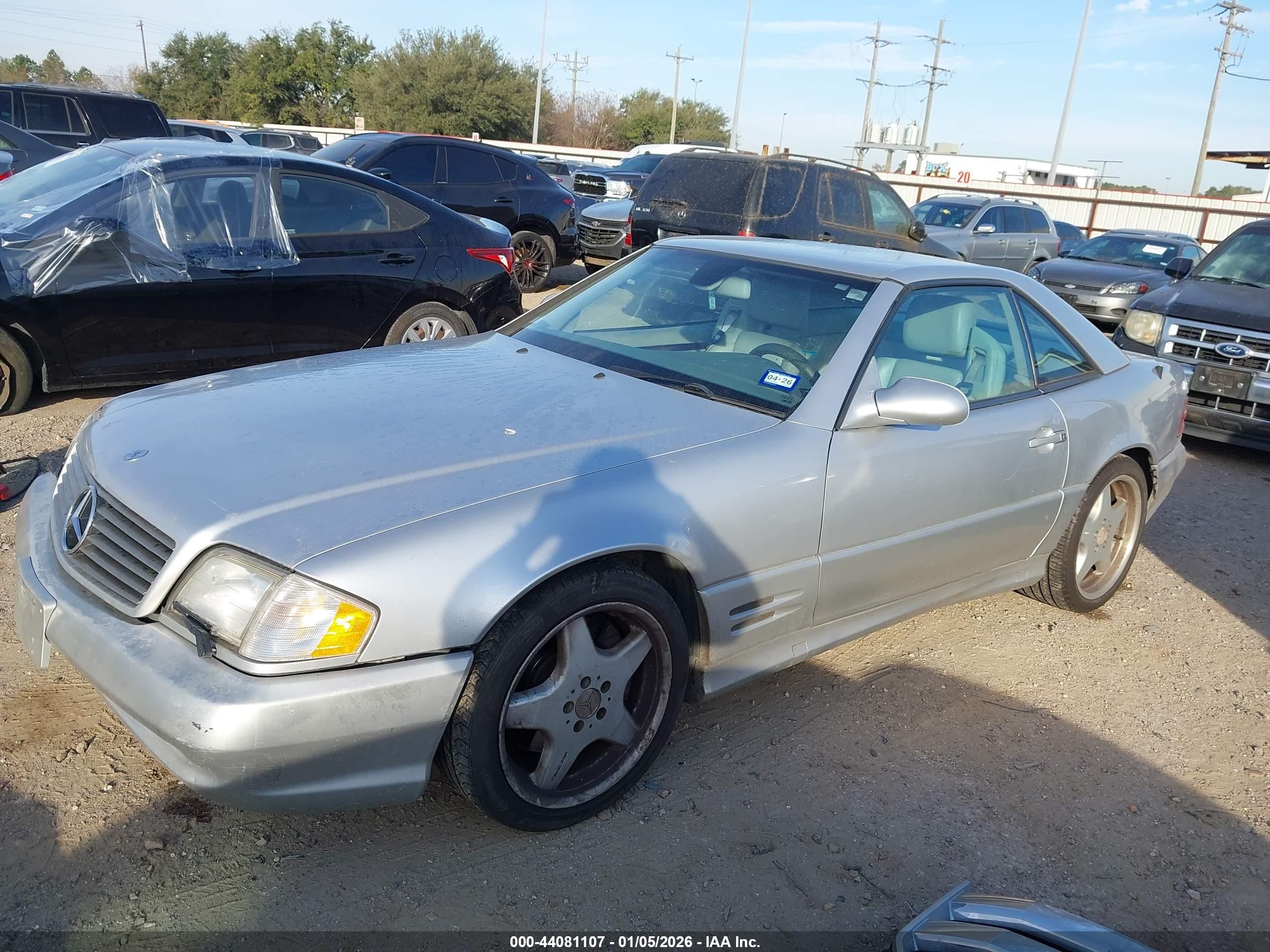 2001 Mercedes-benz Sl 500   Gray vin: WDBFA68F71F200020