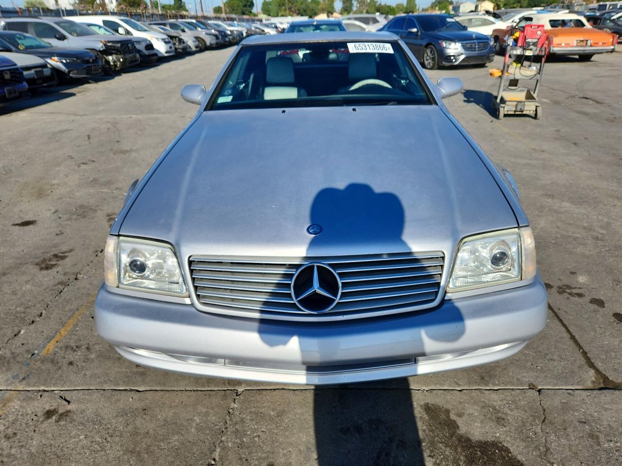 2002 Mercedes-benz Sl 500 Silver vin: WDBFA68F72F204506