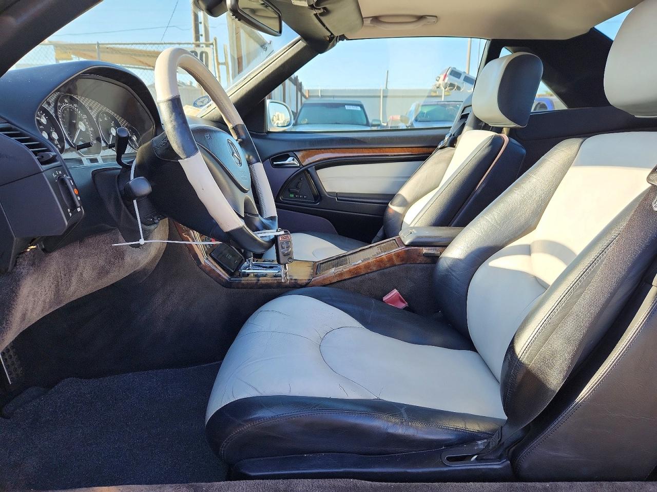 2002 Mercedes-benz Sl 500 Silver vin: WDBFA68F72F204506