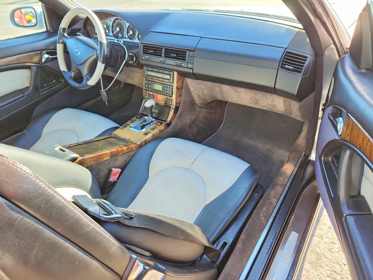 2002 Mercedes-benz Sl 500 Silver vin: WDBFA68F72F204506