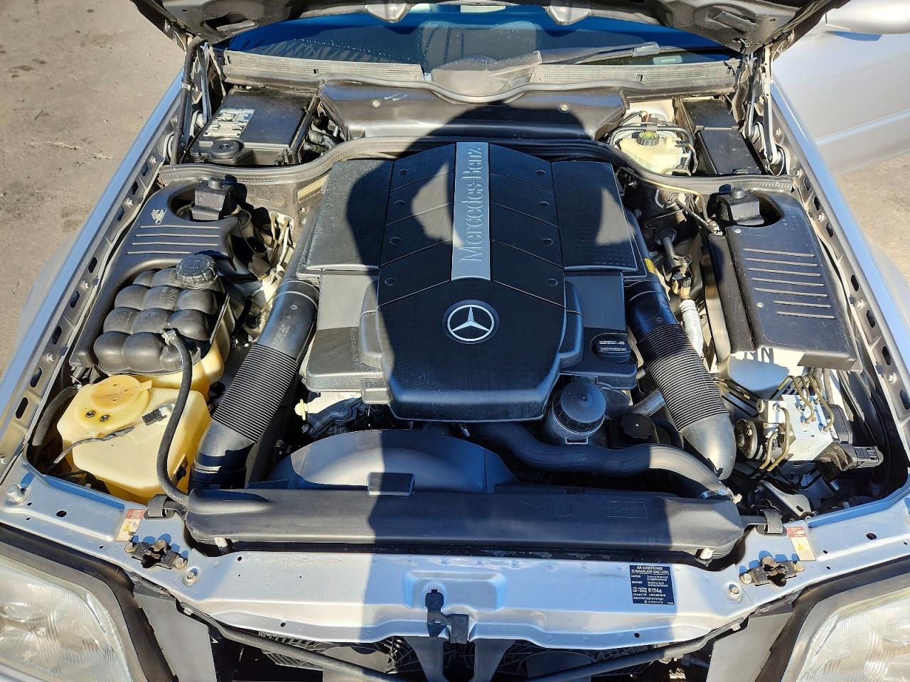 2002 Mercedes-benz Sl 500 Silver vin: WDBFA68F72F204506